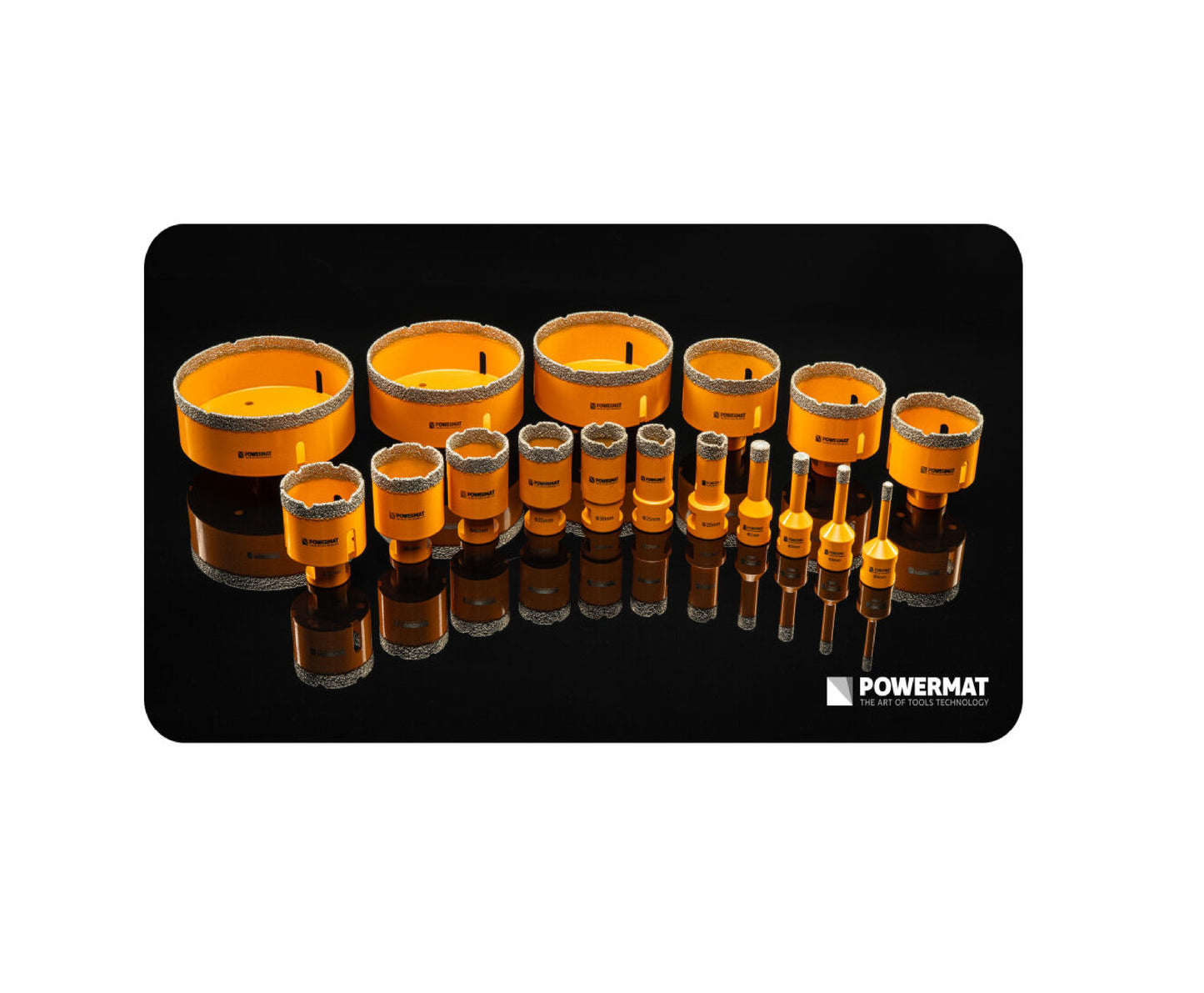 Carota diamantata pentru ceramica PM-DWK-30M14M, 30 mm, Powermat PM1572