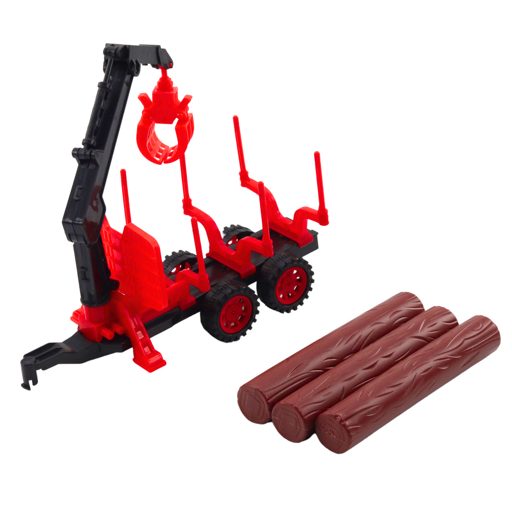 Tractor cu remorca HDS pentru transportul lemnului, 37 x 11 x 9 cm, Lean 24796