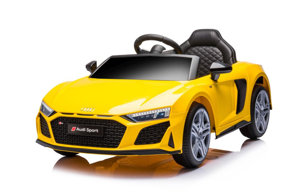 Masinute elctrica Audi R8 Lift A300, galben, Lean 9044