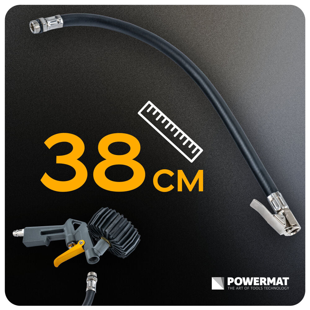 Manometru pentru pistol de umflare PM-PDPM-2T, 75 mm, Powermat PM1543