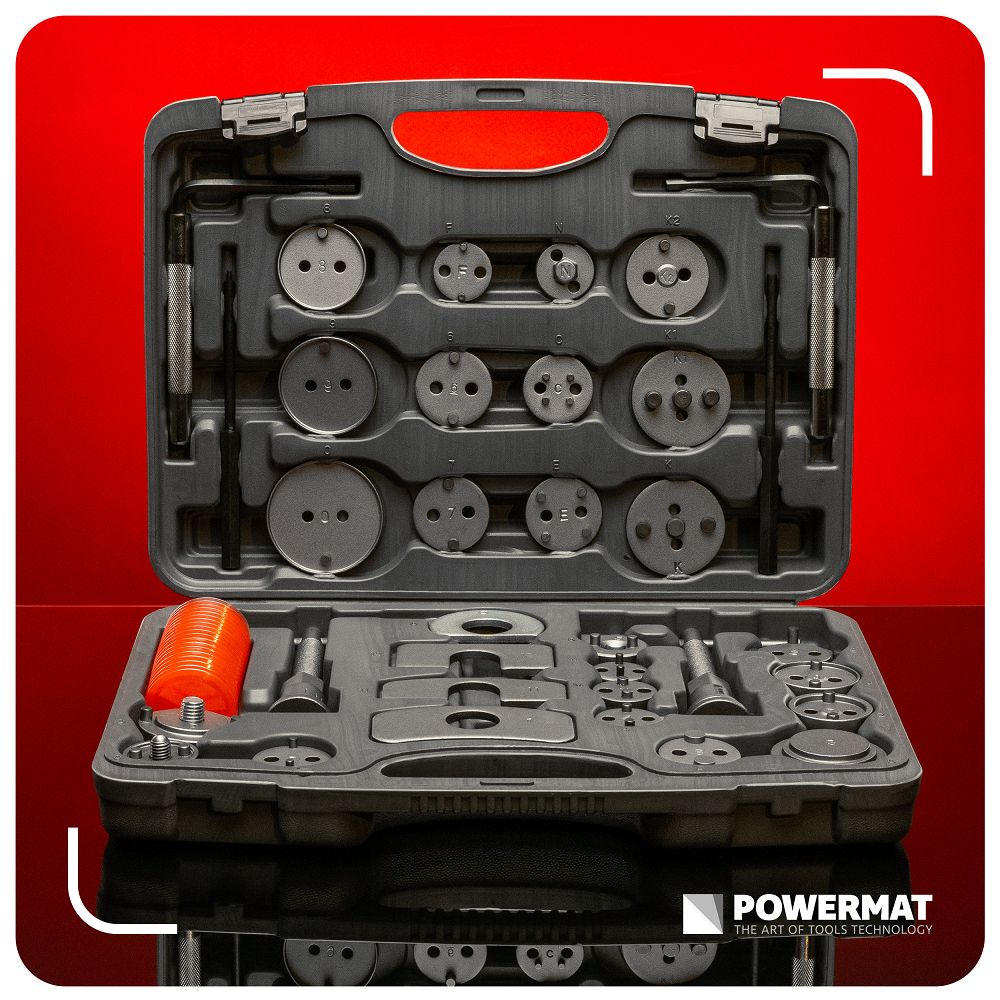Kit presare pistoane etrieri frana  PM-ZWT-35T, 35 bucati, Powermat PM1532