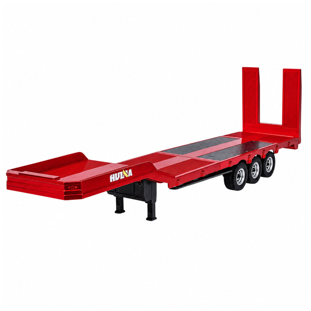 Remorca cu platforma joasa pentru Scania, rosu, Lean 31582