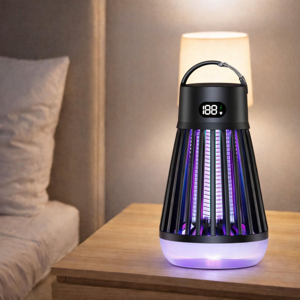 Lampa electrica anti-tantari, lumina UV, negru, Lean 28881