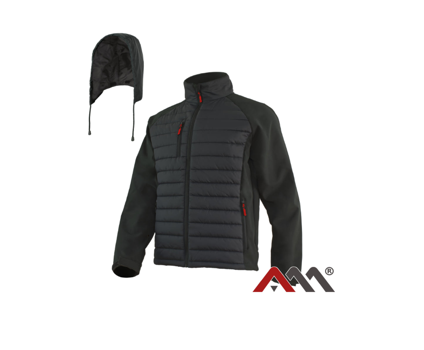 Jacheta de lucru Hybrid Soft, negru, marimea M, Artmas ART902051