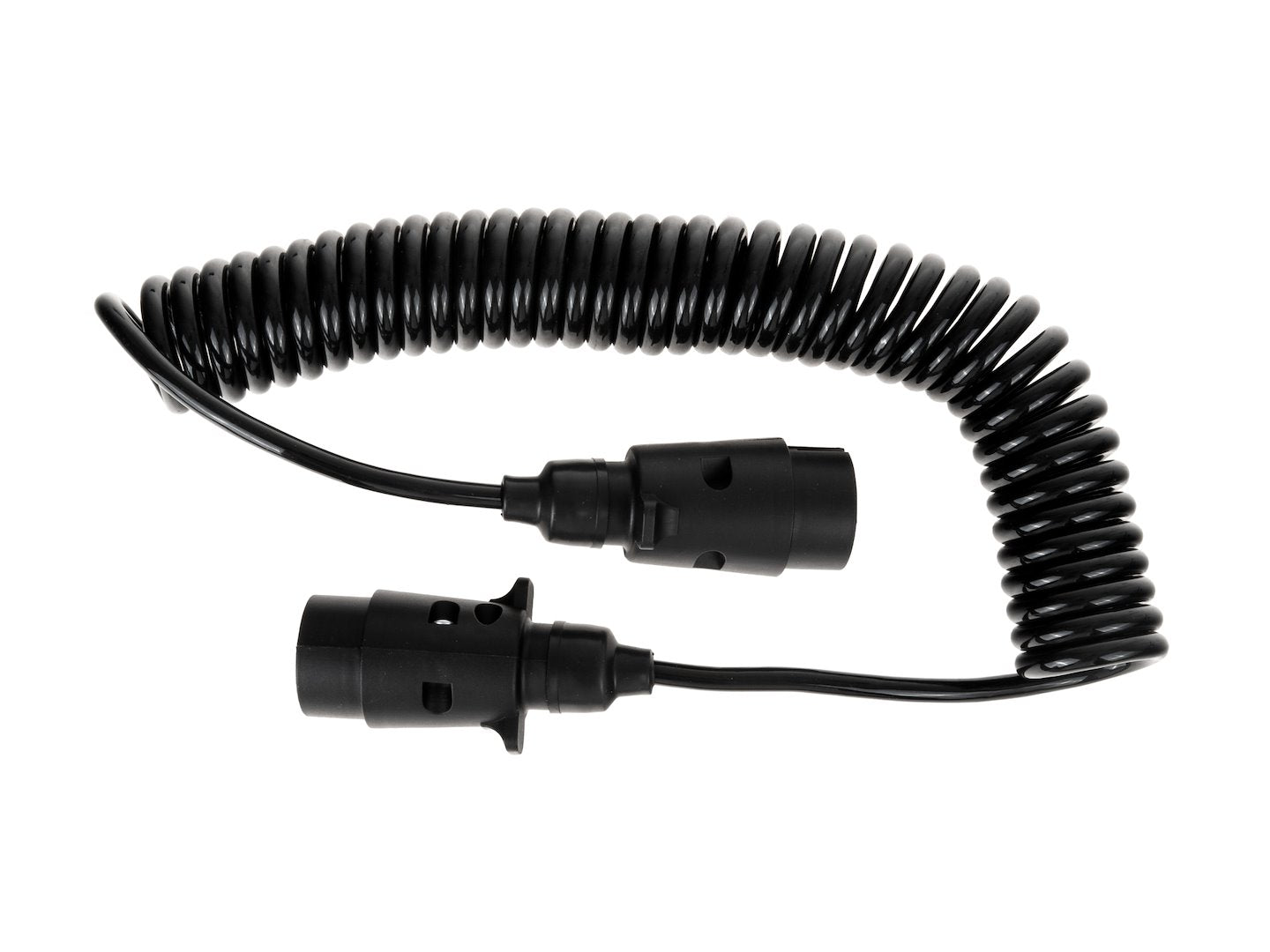 Cablu prelungitor spiralat pentru remorca, 5m 7PIN 12V, Geko G02314
