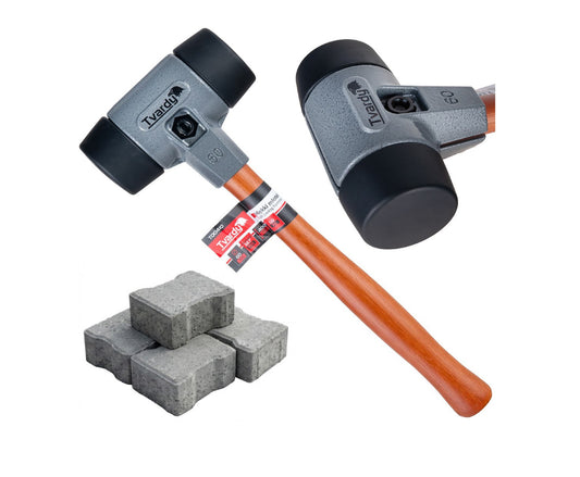 Ciocan de pavaj cu cap moale, 60 mm, Tvardy T00410