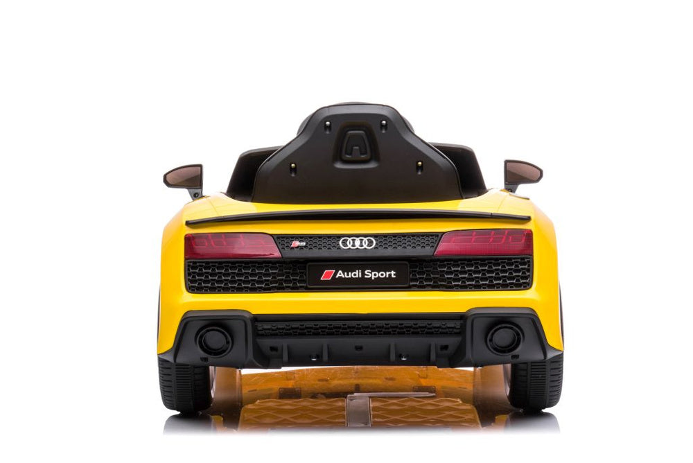 Masinute elctrica Audi R8 Lift A300, galben, Lean 9044