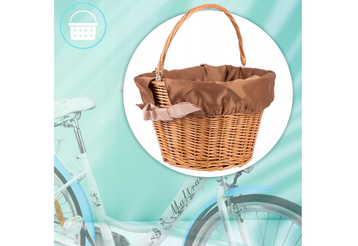 Bicicleta de oras dama  26x1,75, albastru mare, 17 kg, capacitate maxima 120 kg, MalTrack  111661