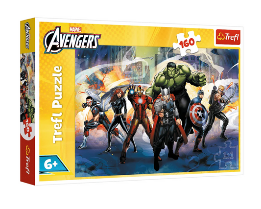 Puzzle Trefl Marvel Razbunatorii, 160 piese, Lean 29133