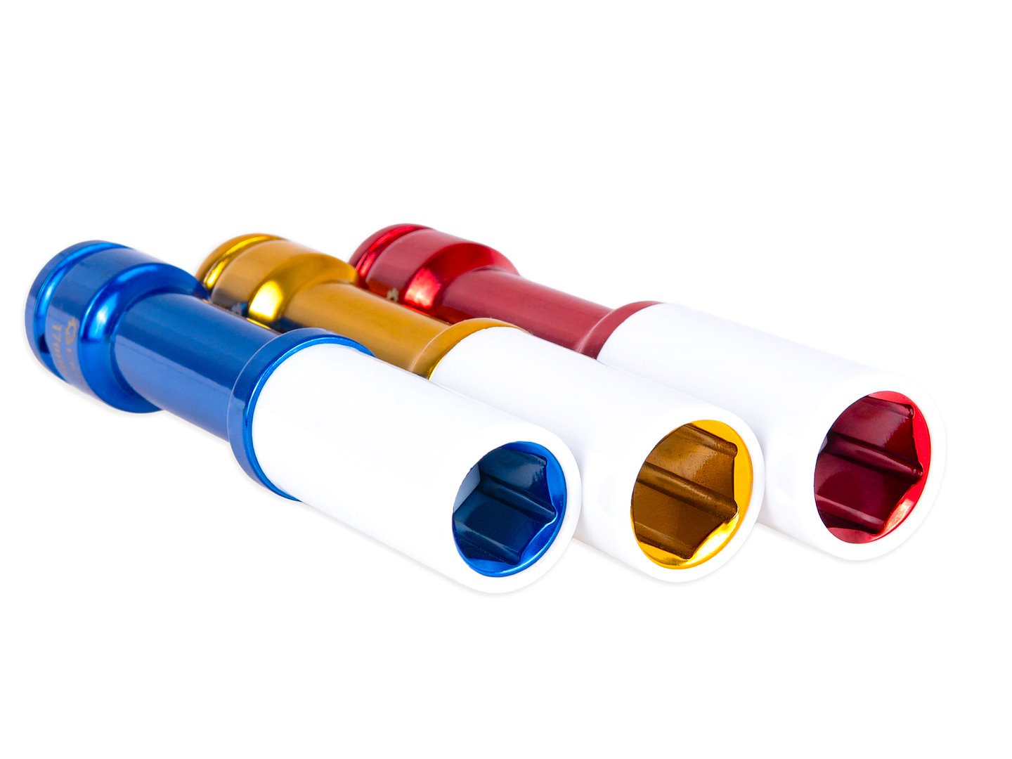 Set 3 chei tubulare de impact pentru jante, 17 mm, 19 mm, 21 mm, Geko G10509