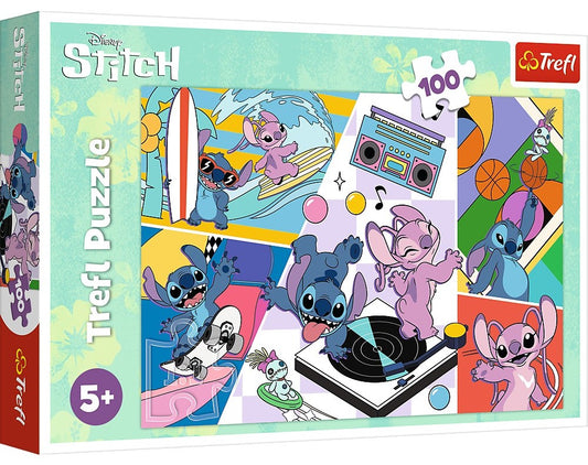 Puzzle Disney Amintirile lui Stitch, 100 piese, Lean 24662
