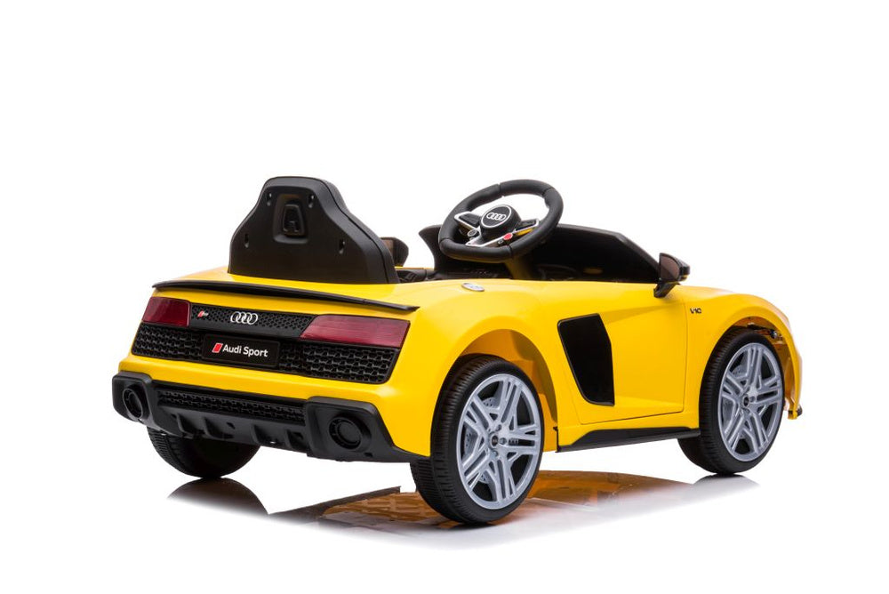 Masinute elctrica Audi R8 Lift A300, galben, Lean 9044