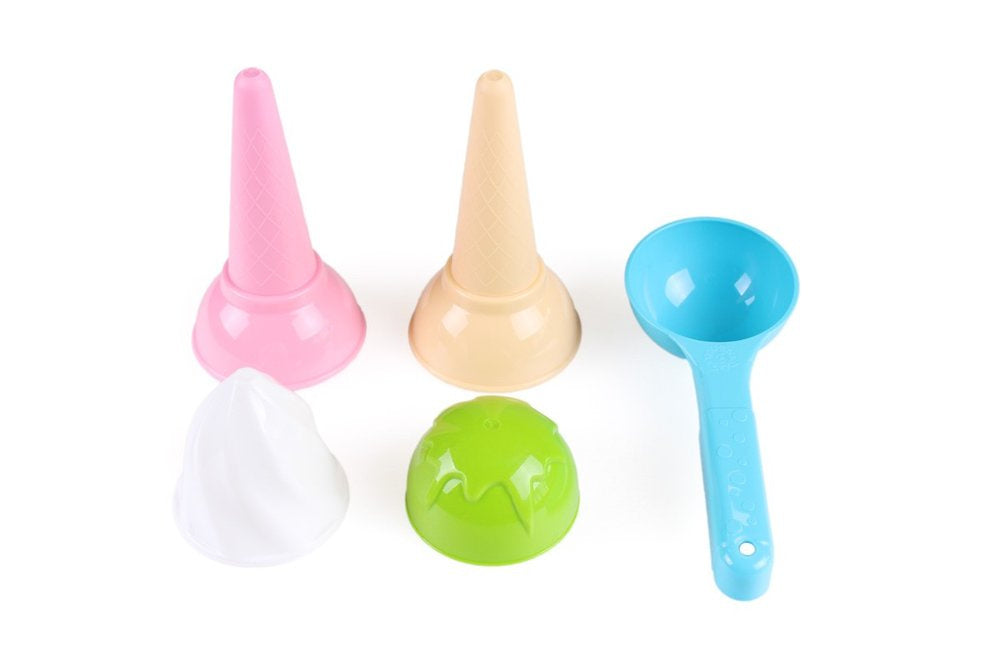 Set pentru nisip in forma de inghetata, multicolor, Lean 12055