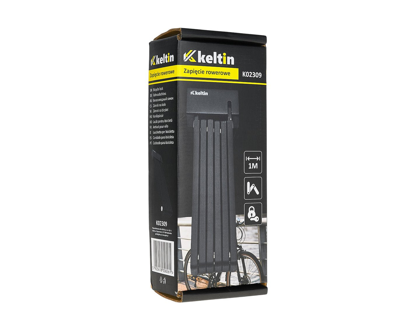 Incuietoare pliabila pentru bicicleta, 1000 mm, Keltin K02309