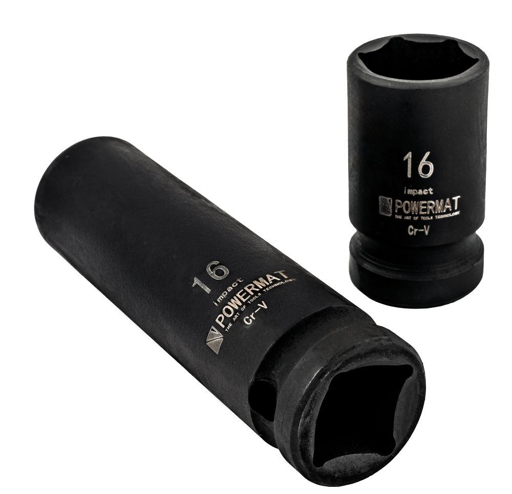 Set chei tubulare de impact PM-ZNU-1019T, 20 bucati, Powermat PM1385