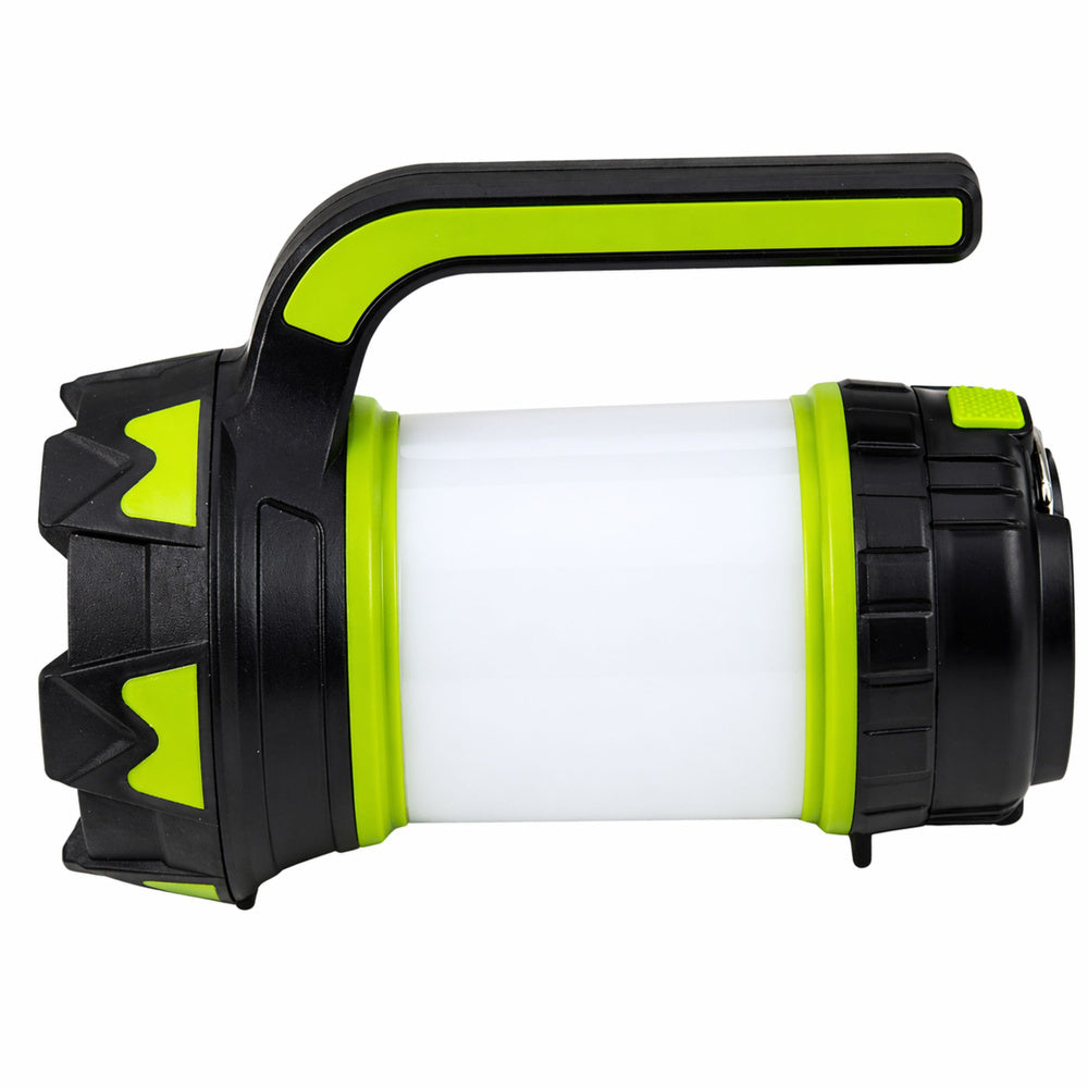 Lanterna multifunctionala reincarcabila 2 in 1, verde, Lean 30975