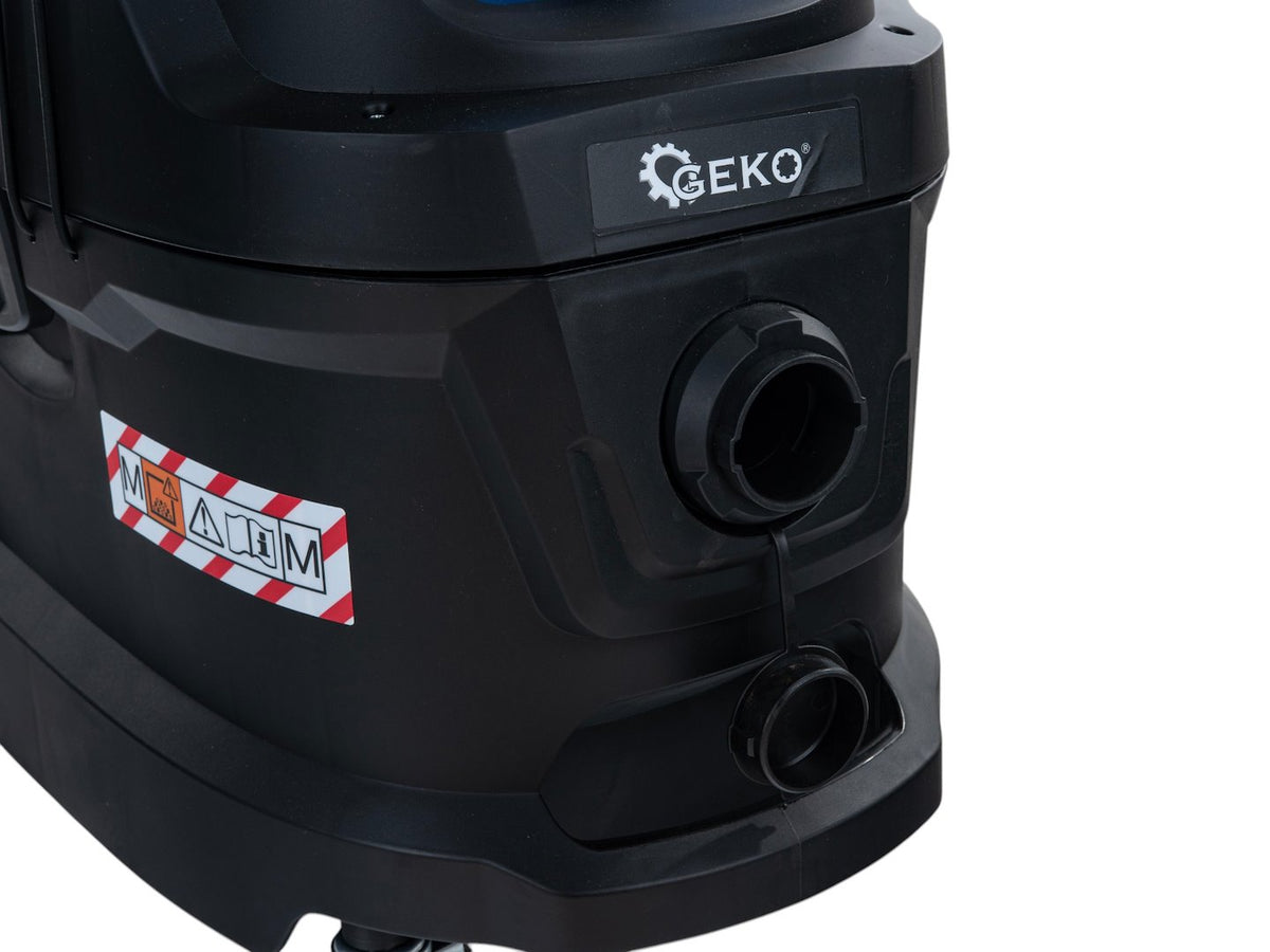 Aspirator industrial pentru gips, 1600 W,  curatare automata a filtrului, rezervor 40 l, Geko G81083