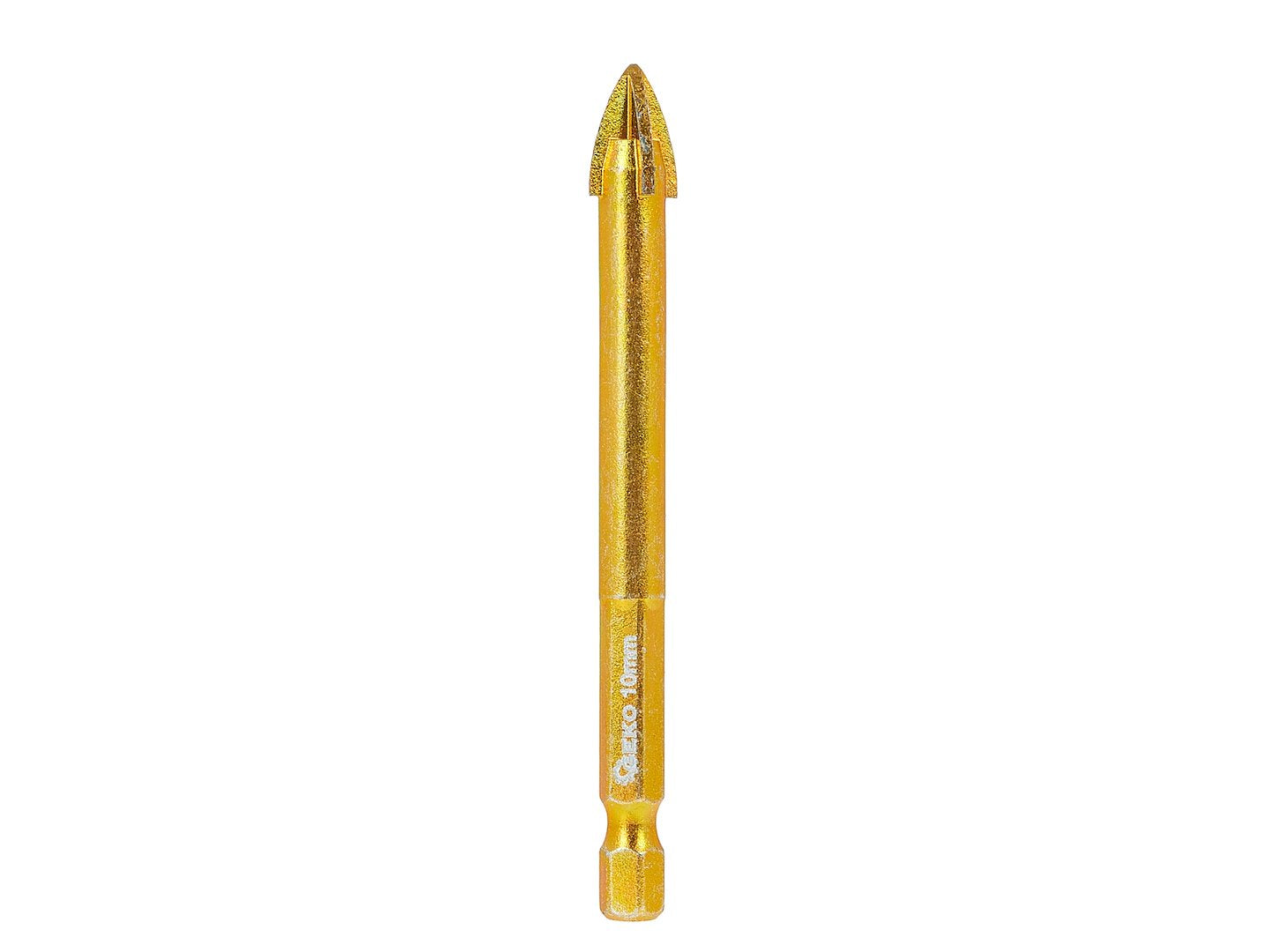 Burghiu pentru sticla si ceramica HEX, 10 mm, Geko G39701J