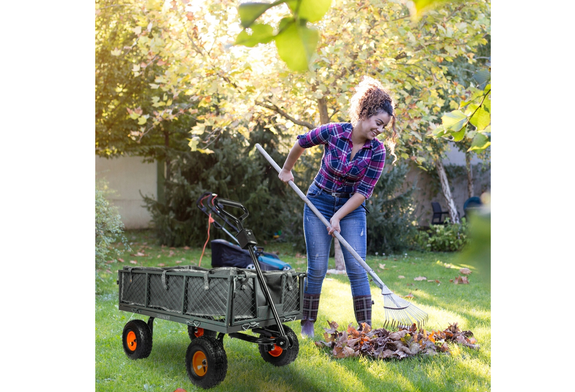 Carucior de gradina Sunwaal, capacitate maxima 400 kg, 100 l, MalTec 112819