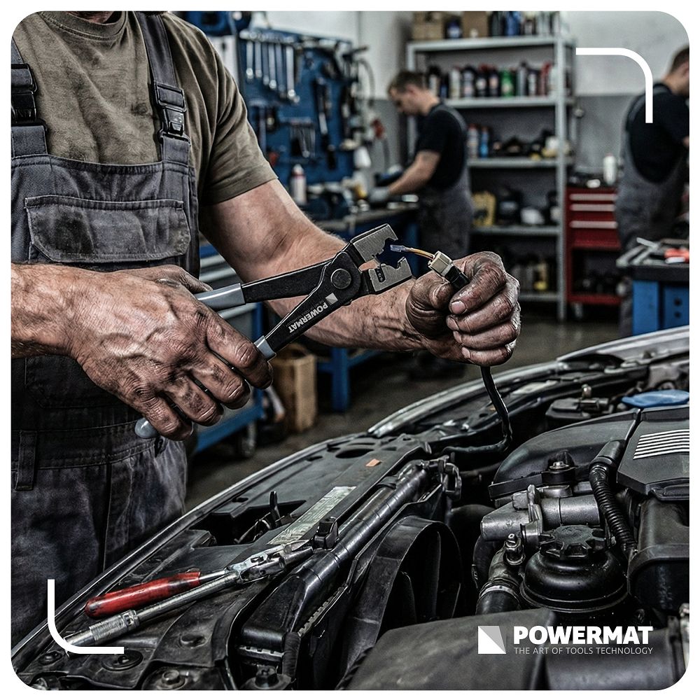 Cleste pemntru coliere radiator PM-SDOZ-170T, 170 mm, Powermat PM1465