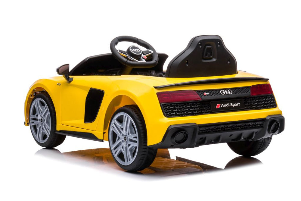 Masinute elctrica Audi R8 Lift A300, galben, Lean 9044