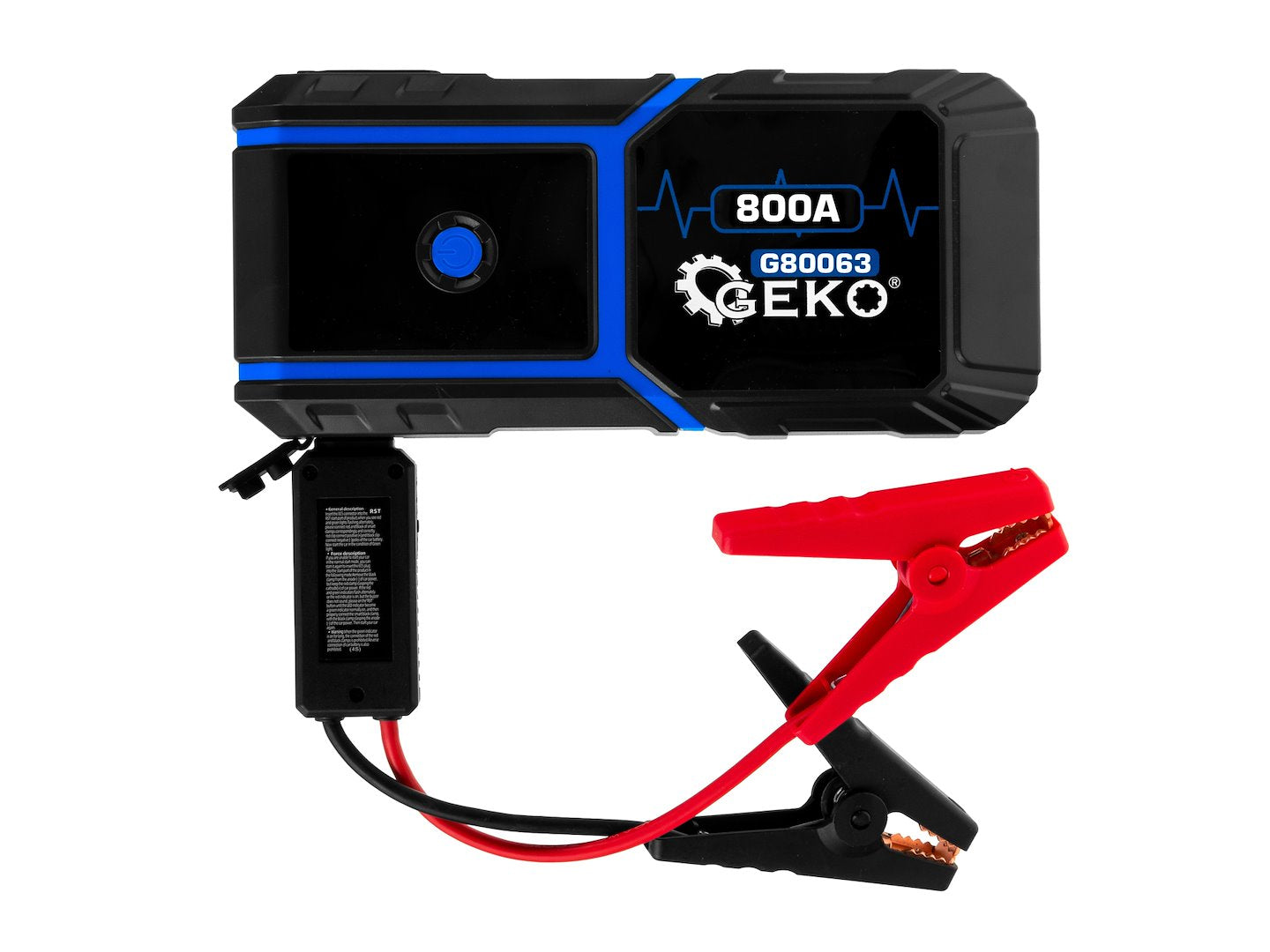 Jump starter baterie auto, 10000mAh 400A LED QC3.0 12V, Geko G80063