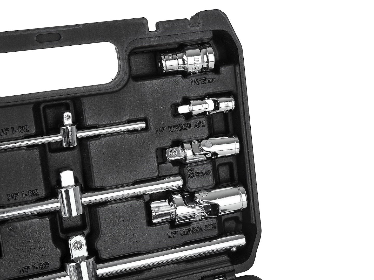 Set extensii tubulare si biti, 1 / 4" 3 / 8" 1 / 2", 25 bucati, Geko G10173