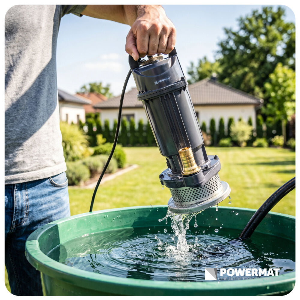 Pompa submersibila PM-PDWB-550T, 500 W, 7500 l / h, 1", cablu 10 m, Powermat PM1639