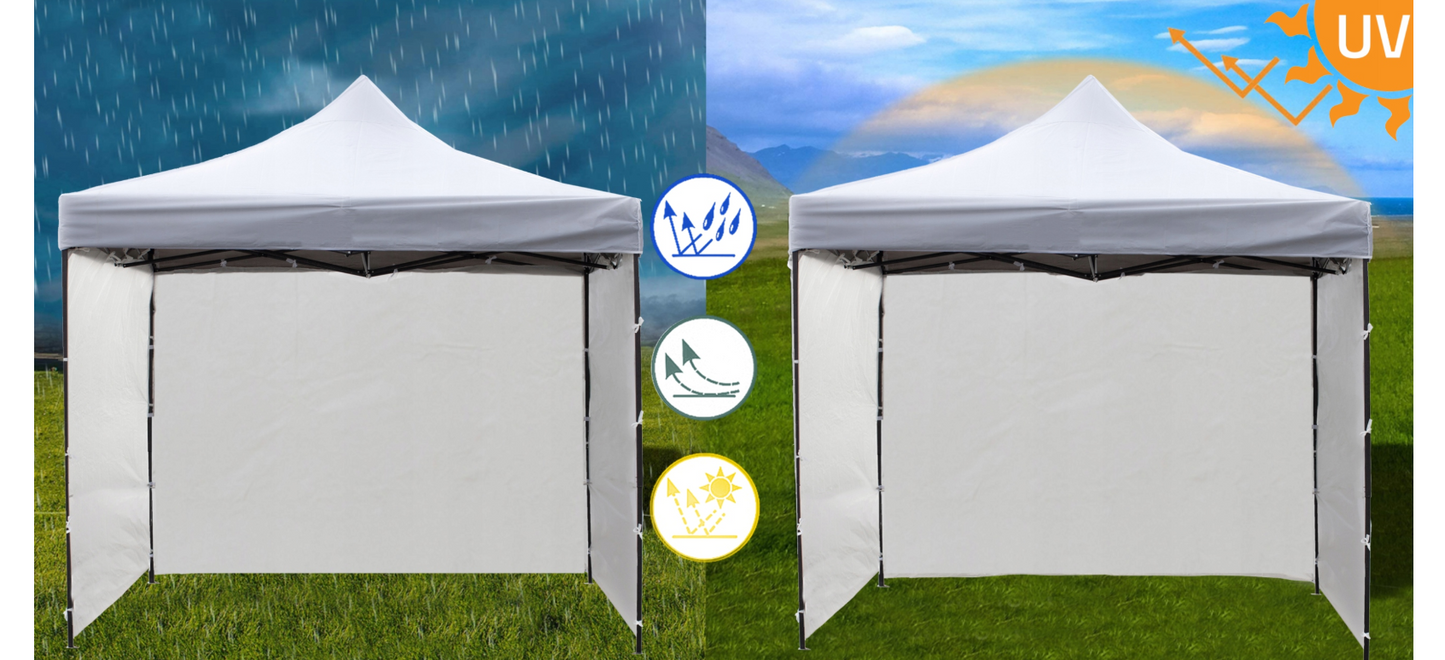 Cort pavilion cu 3 pereti, 3 x 3 m, MalTec 112811