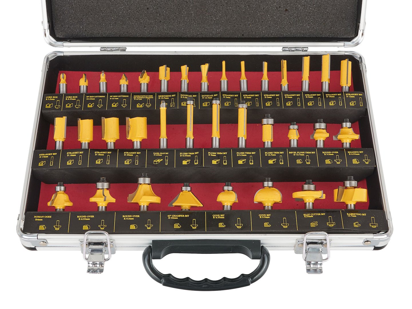 Set freze pentru lemn, 35 piese, Keltin K00067