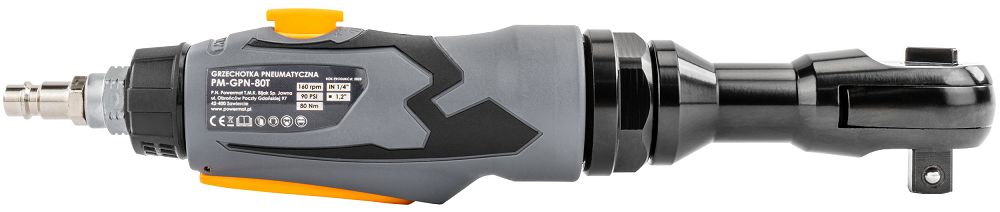 Cheie cu clichet pneumatica PM-GNP-80T, 160 rpm, 80 Nm, Powermat PM1375