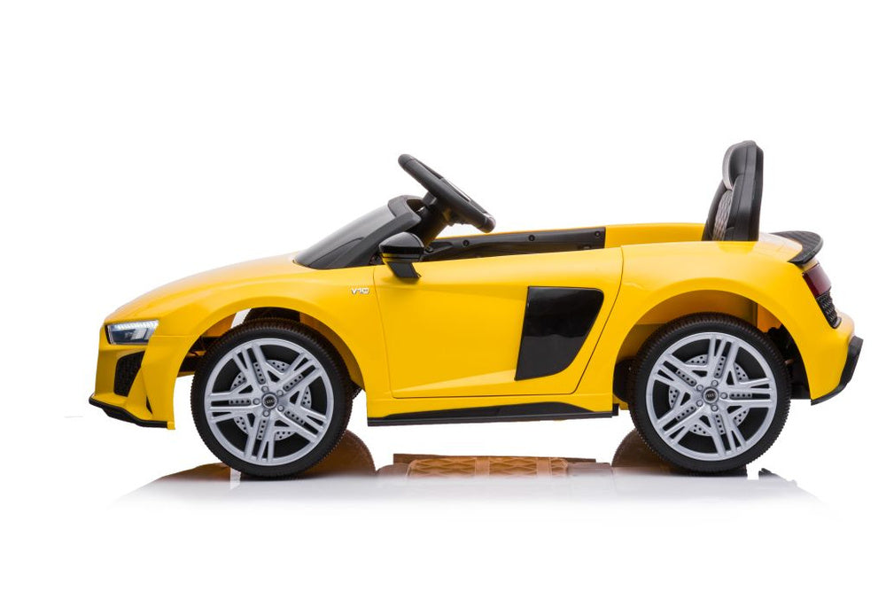Masinute elctrica Audi R8 Lift A300, galben, Lean 9044