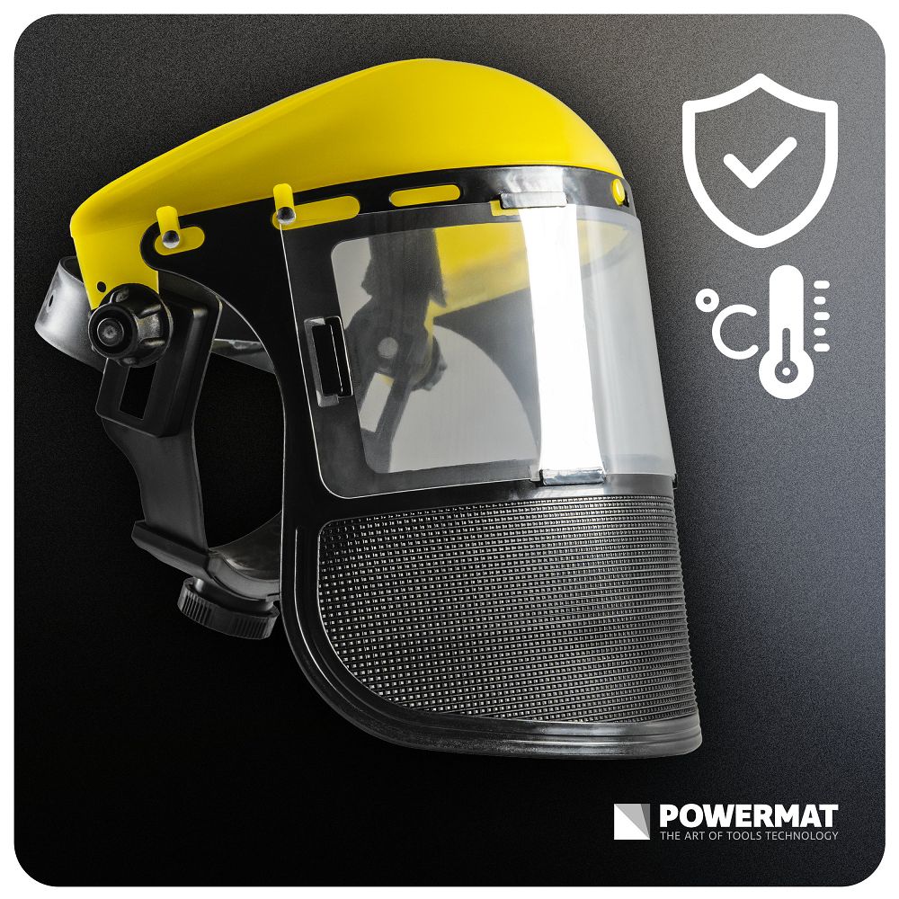 Casca pentru protectie motocoasa cu viziera PM-MDK-PS1M, Powermat PM1657