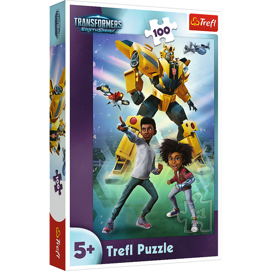Puzzle Trefl Transformers Echipa Magnifica, 100 piese, Lean 25972