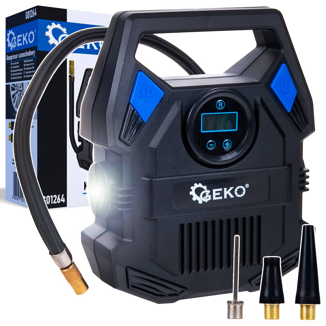 Compresor auto, 12 V, 84 W, Geko G01264