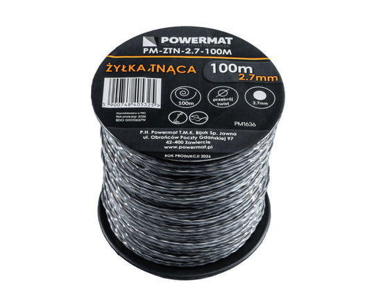 Fir patrat pentru motocoasa PM-ZTN-2.7-100M, 100 m, Powermat PM1636