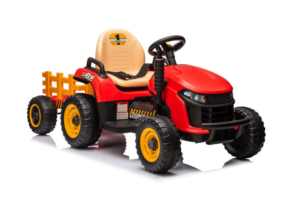 Tractoras electric cu baterie BBH-030, rosu, Lean 19779