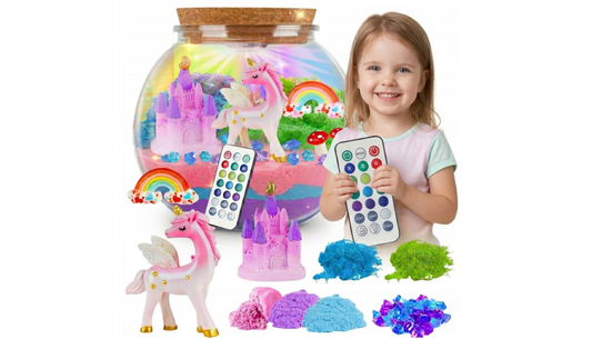 Kit creativ terariu cu unicorn, LED, Lean 27390