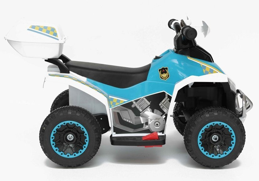 Quad electric de politie GTS1188-A, alb, Lean 6457
