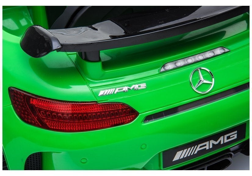 Masina electrica Mercedes GTR, verde, Lean 3868