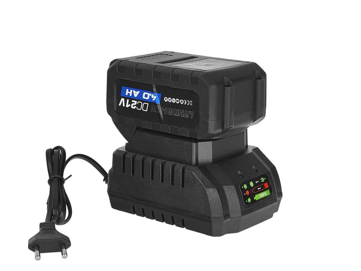 Polizor unghiular cu acumulator, 125 mm, 2x4.0 Ah 21 V, 950 W, Geko G80680