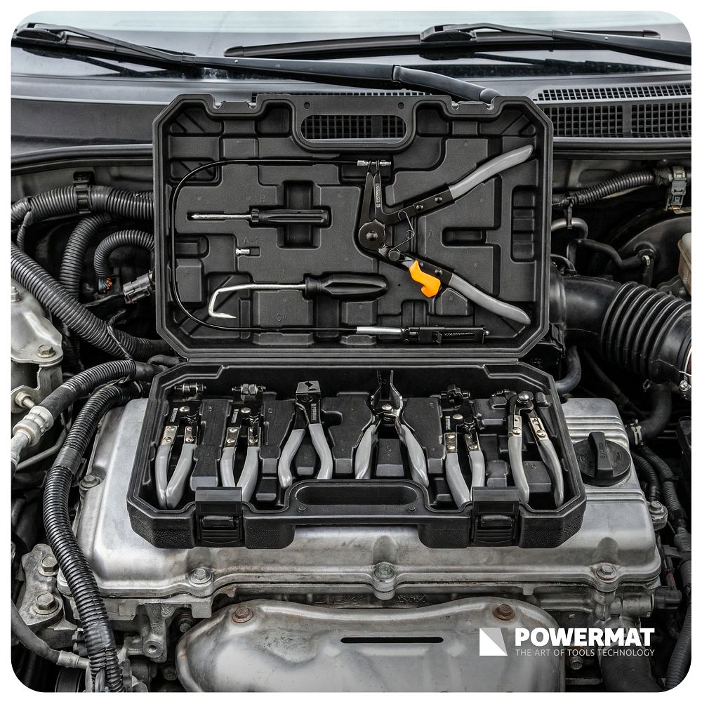 Set cleste pentru coliere radiator PM-SDOZ-9T, 9 piese, Powermat PM1467