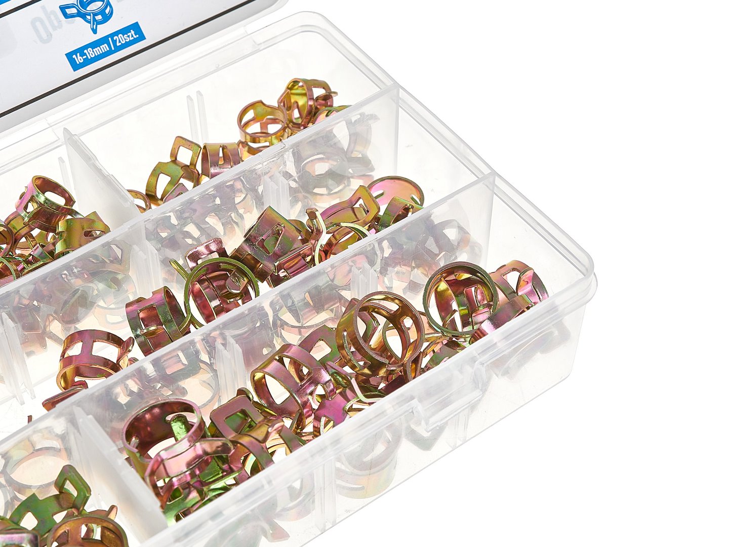 Set cleme pentru cabluri, 8-18 mm, 135 bucati, Geko G03622