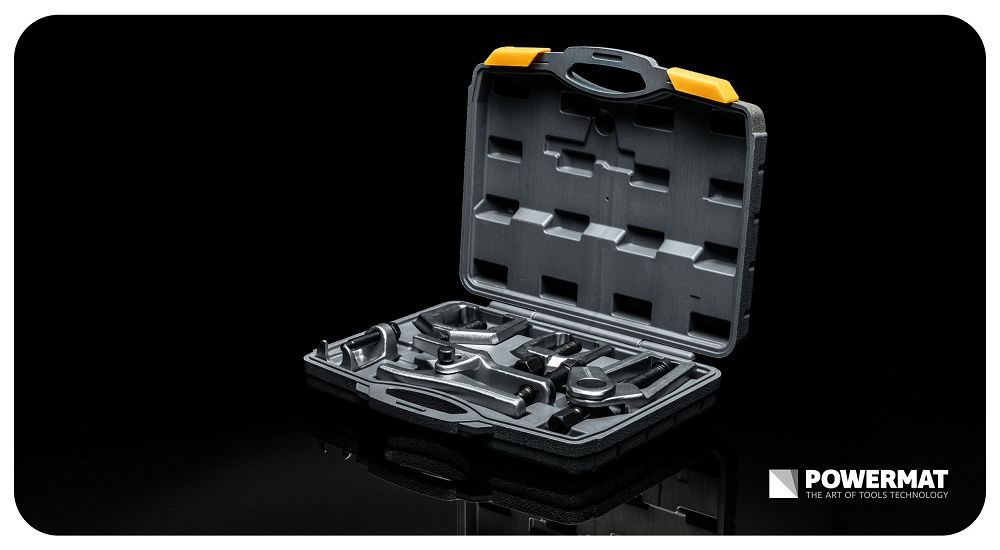 Trusa prese extractoare pivoti, rotule, capete de bara PM-SKD-5T, PowermaT PM1525