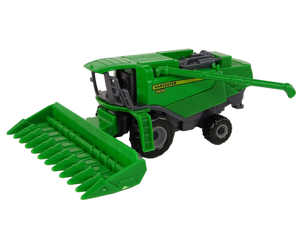 Combina agricola de jucarie, verde/ galben, 9 x 4 x 4 cm, Lean 14828