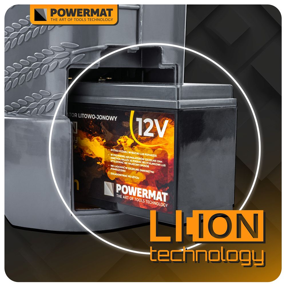 Acumulator Li-Ion PM-AKLJ-12V8AM, 12 Ah, 12 V, Powermat PM1518