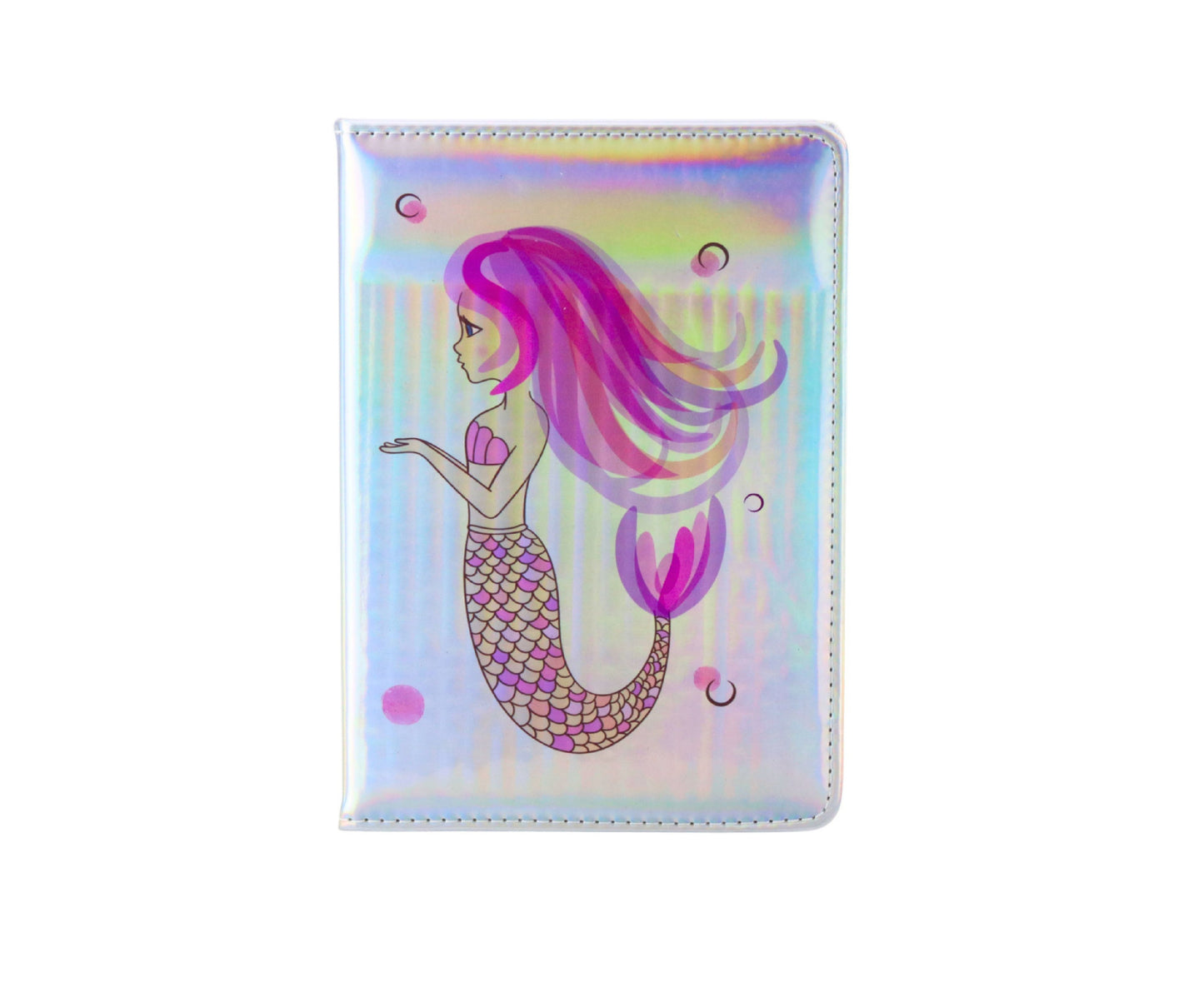 Caiet A5 cu model holografic sirena, 80 pagini, Lean 21665