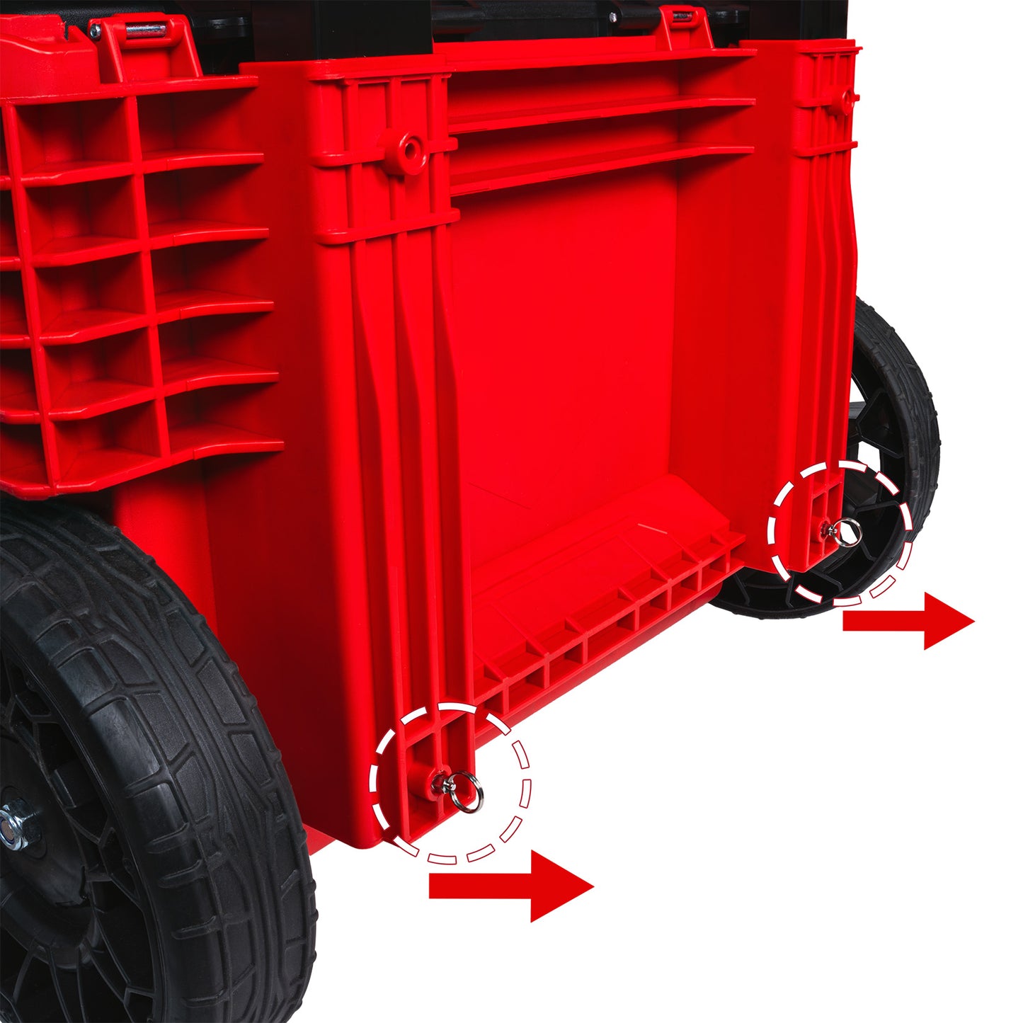 Sistem depozitare modular cu roti RDP-MSS7, 556 x 1120 x 424 mm, Raider 139615