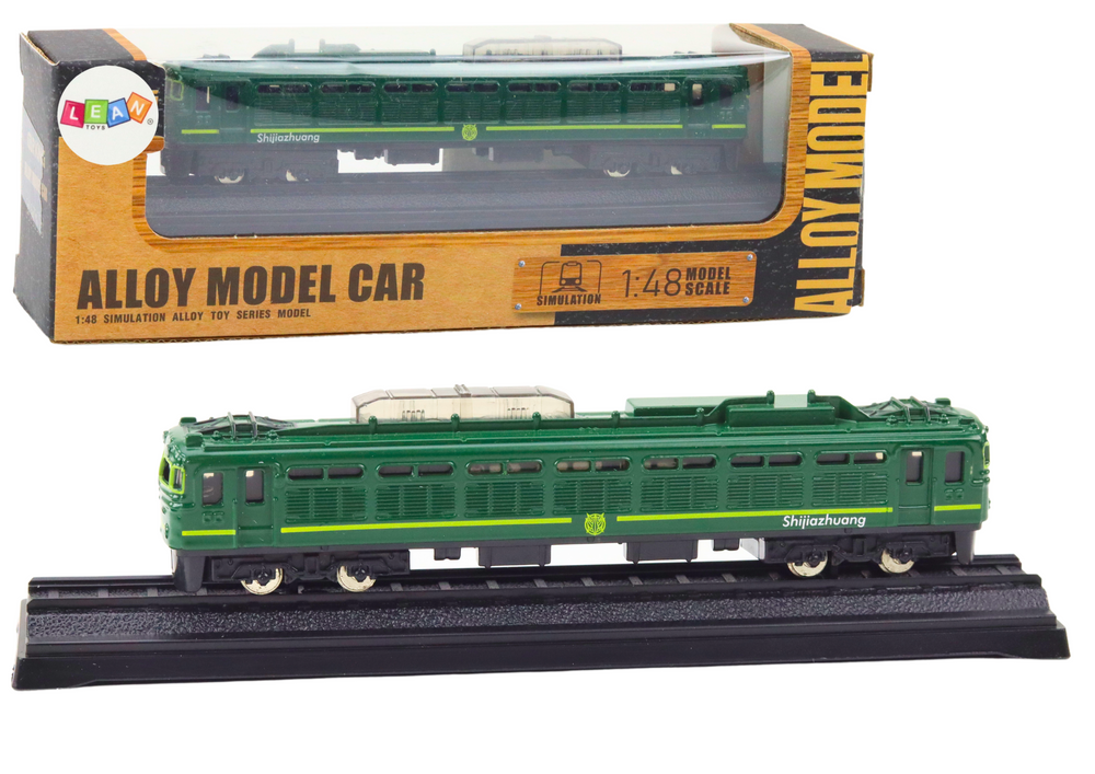 Figurina de colectie tren din metal, verde, 1:48, Lean 18920