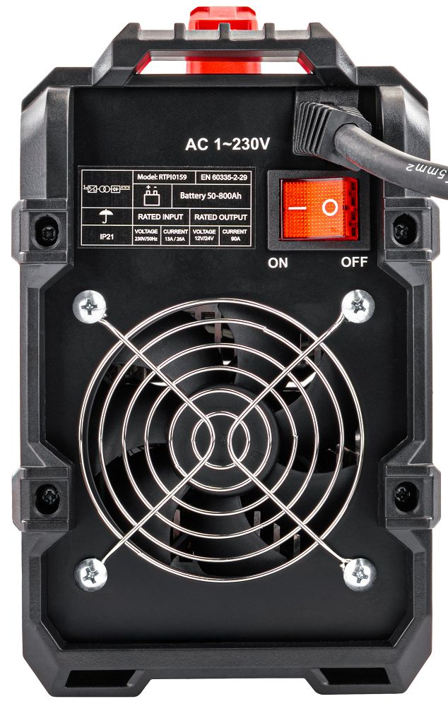 Redresor tip invertor cu afisaj LCD, 600 A, Red Technic RTPI0169